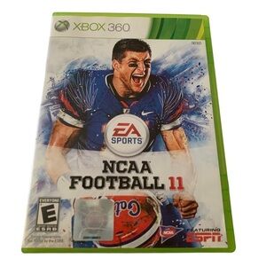 XBOX 360 NCAA Football 11 ESPN Video Game & Manual Tested